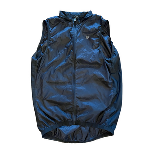 Assos Mille GT Wind Vest Black Size Large Like New sports activewear cycling